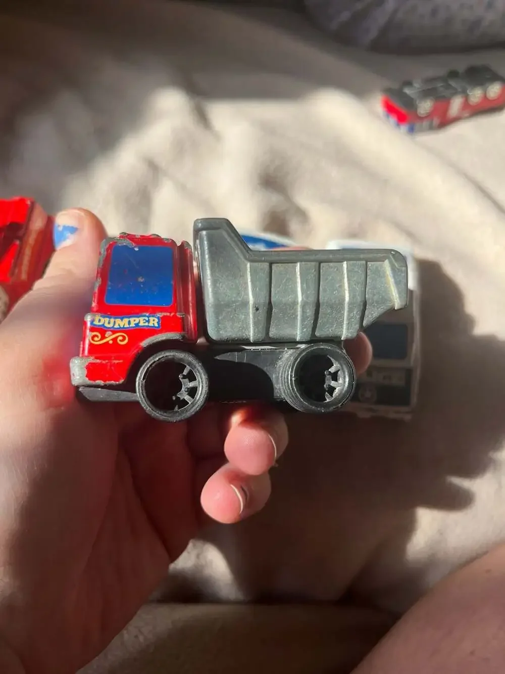 Vintage Diecast Emergency Vehicle Lot Fire Truck Police Cars Dumper Truck